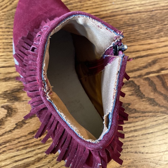 Fringed Ankle Booties - Picture 5 of 6